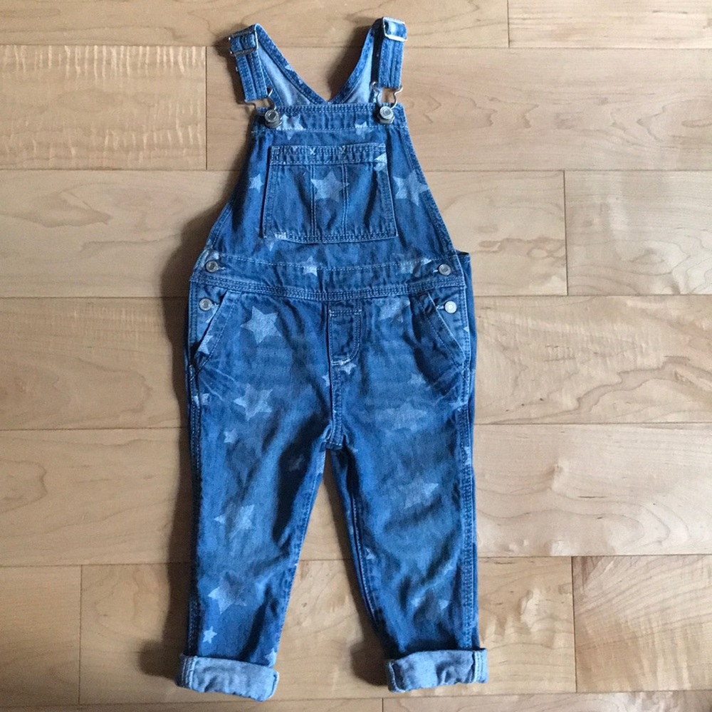 Baby Gap - 2T star Jean Overalls